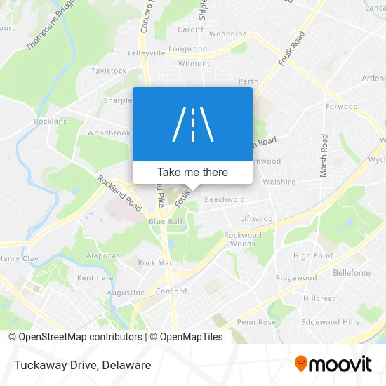 Tuckaway Drive map