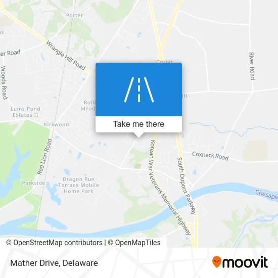 Mather Drive map