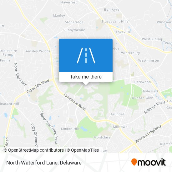 Mapa de North Waterford Lane