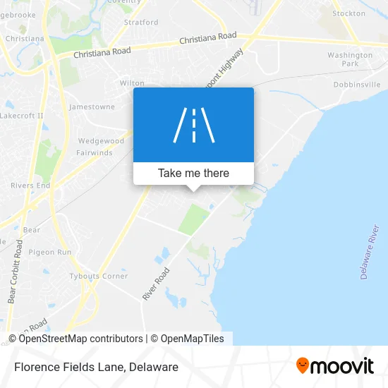 Florence Fields Lane map