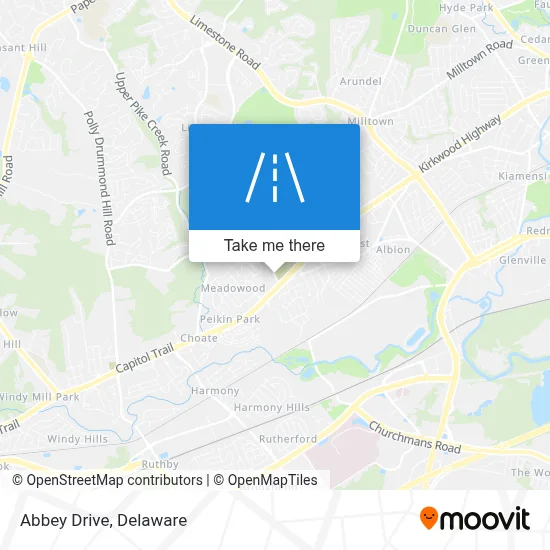 Abbey Drive map