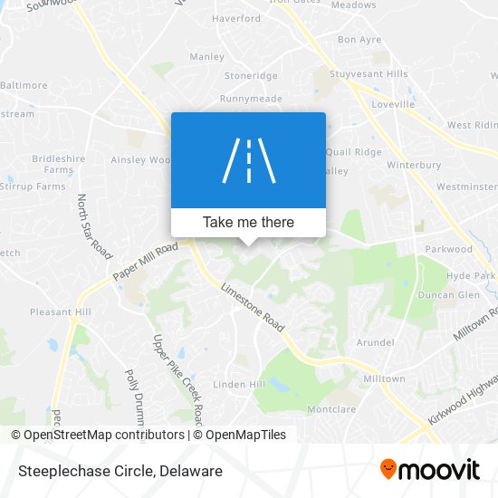 Mapa de Steeplechase Circle