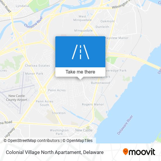 Colonial Village North Apartament map