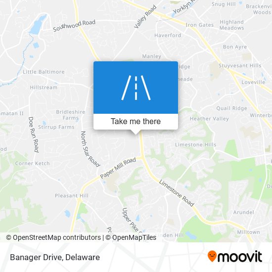 Banager Drive map