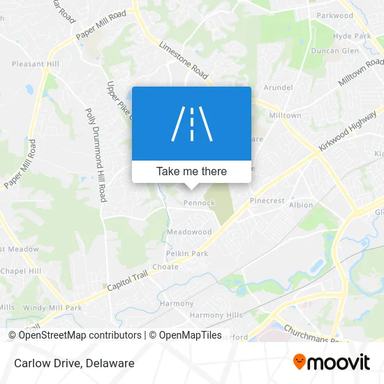 Carlow Drive map