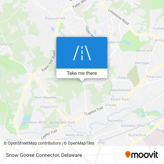 Snow Goose Connector map