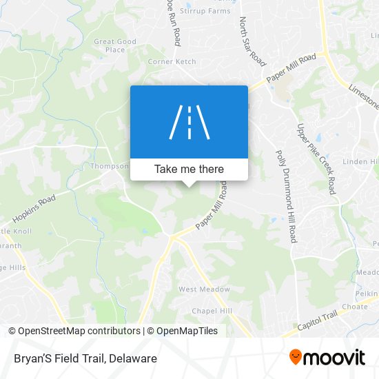 Bryan’S Field Trail map