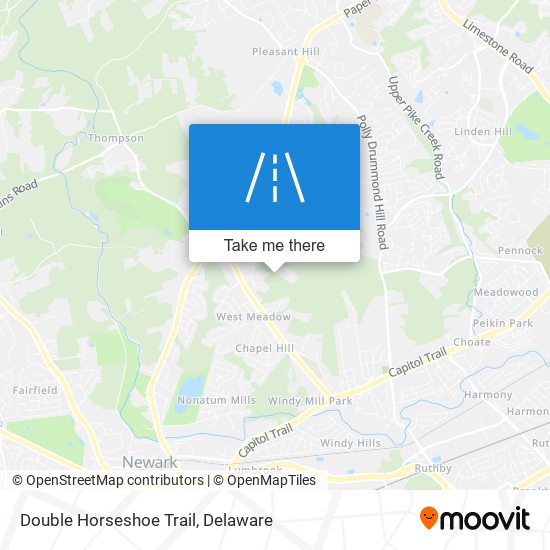 Double Horseshoe Trail map
