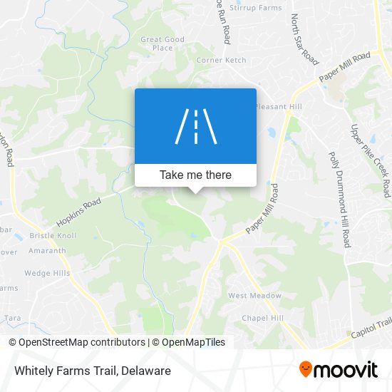 Mapa de Whitely Farms Trail