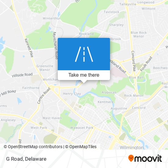 Mapa de G Road