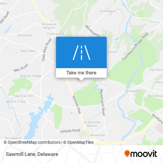 Mapa de Sawmill Lane