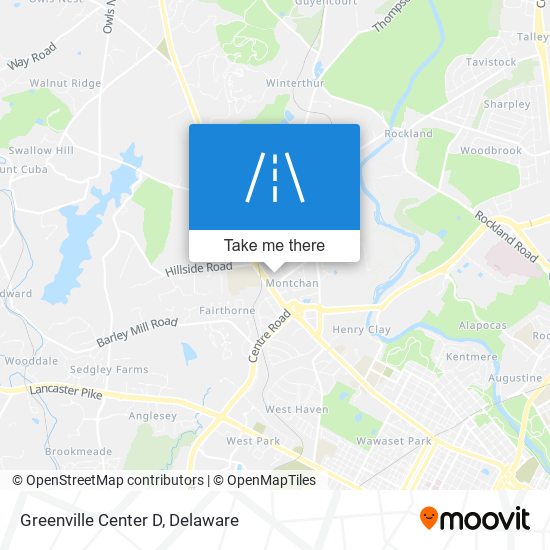 Mapa de Greenville Center D