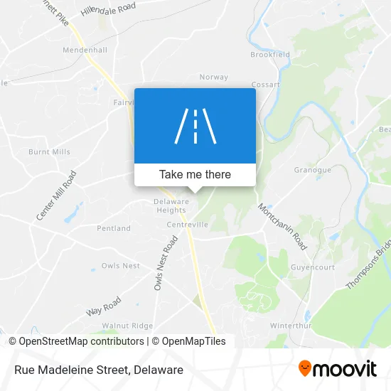 Rue Madeleine Street map