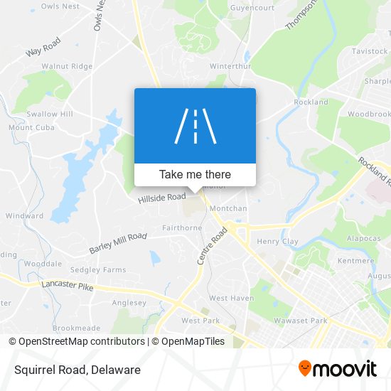 Mapa de Squirrel Road