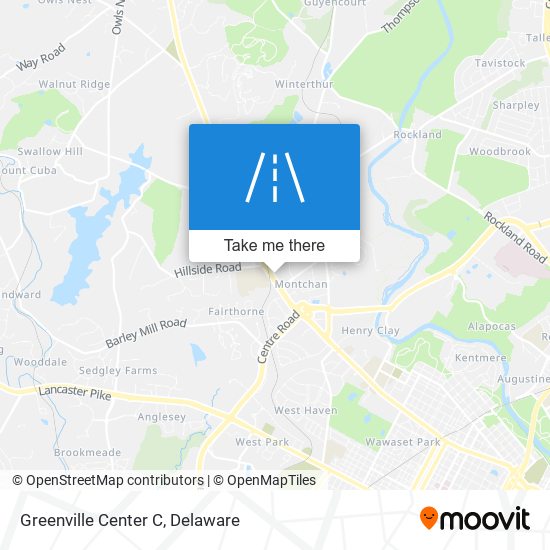 Mapa de Greenville Center C