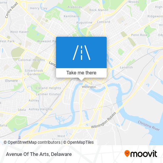 Mapa de Avenue Of The Arts