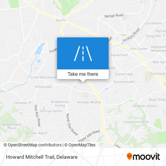 Mapa de Howard Mitchell Trail