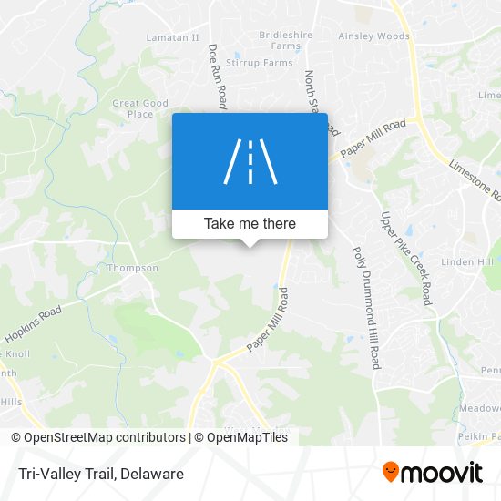 Mapa de Tri-Valley Trail