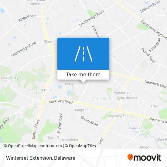 Mapa de Winterset Extension