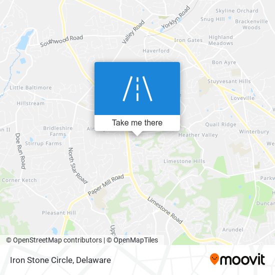 Iron Stone Circle map