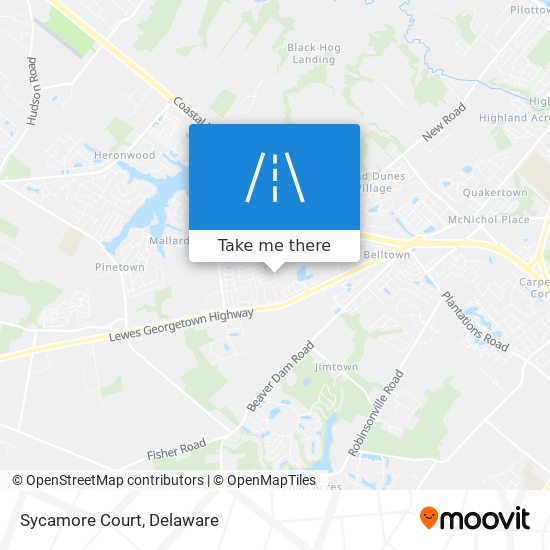 Mapa de Sycamore Court