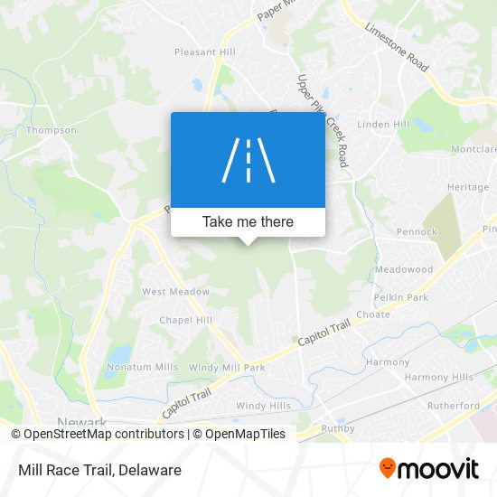 Mapa de Mill Race Trail
