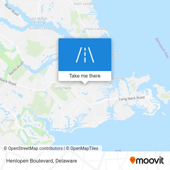 Henlopen Boulevard map