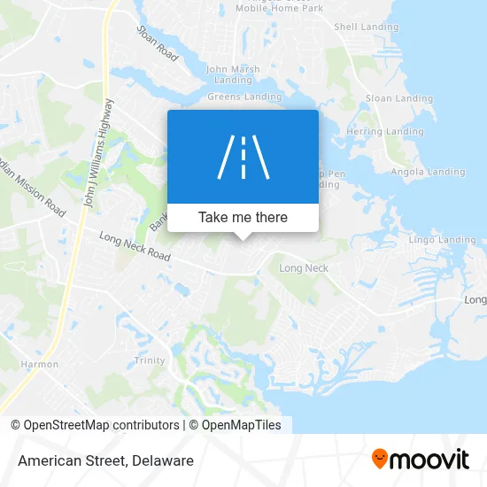 American Street map