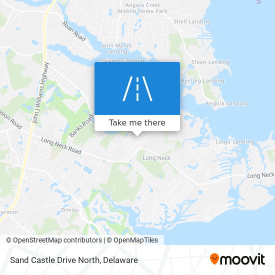 Sand Castle Drive North map