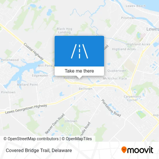 Covered Bridge Trail map