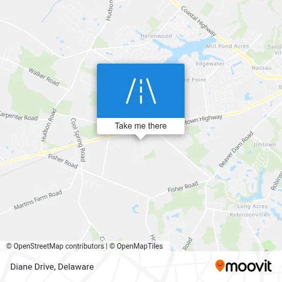 Diane Drive map