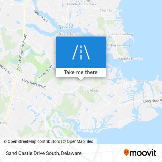 Sand Castle Drive South map