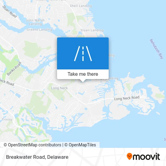 Breakwater Road map