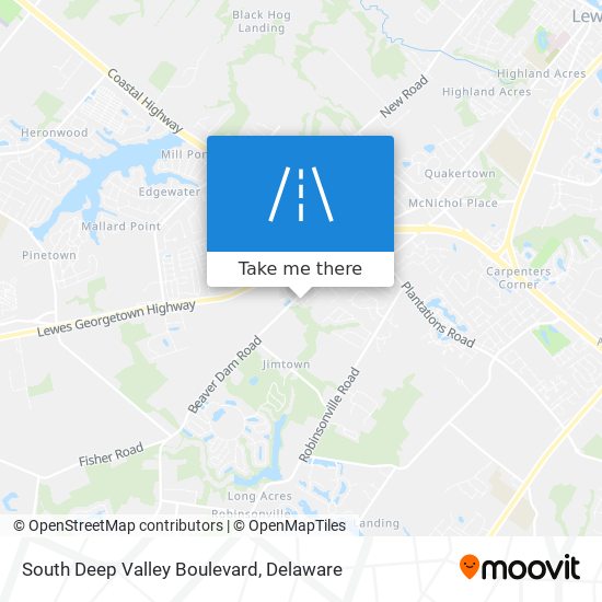 Mapa de South Deep Valley Boulevard
