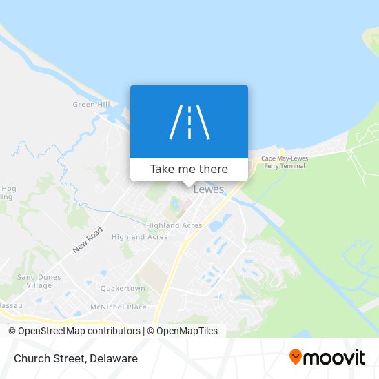 Mapa de Church Street