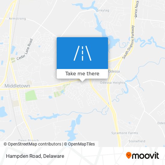 Mapa de Hampden Road