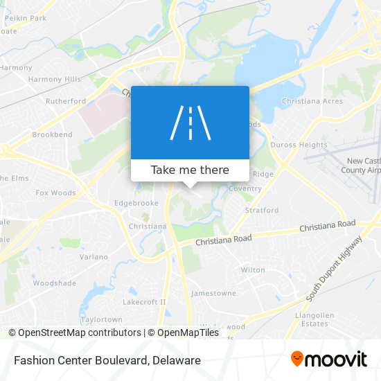 Fashion Center Boulevard map