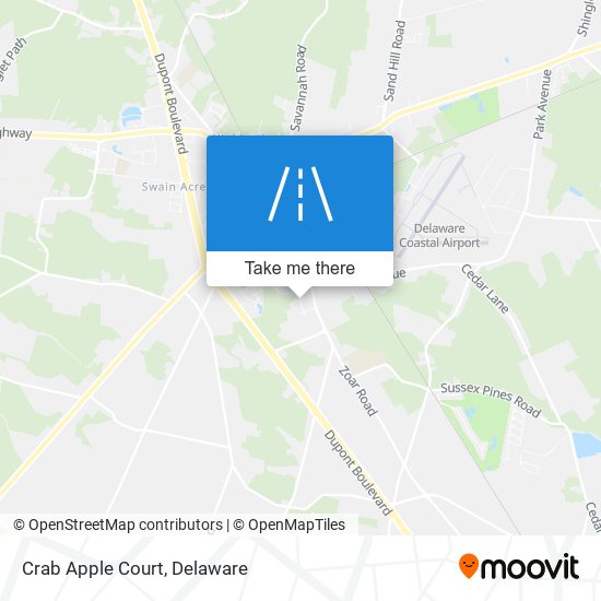Mapa de Crab Apple Court