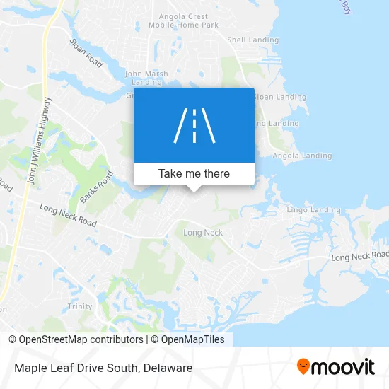 Maple Leaf Drive South map