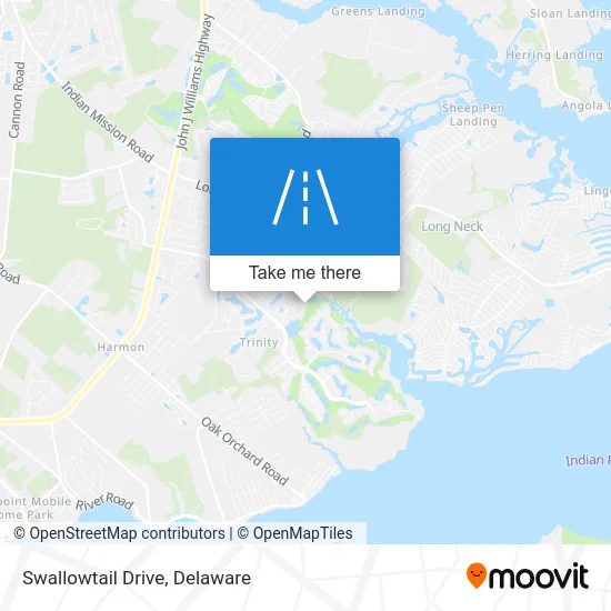 Swallowtail Drive map