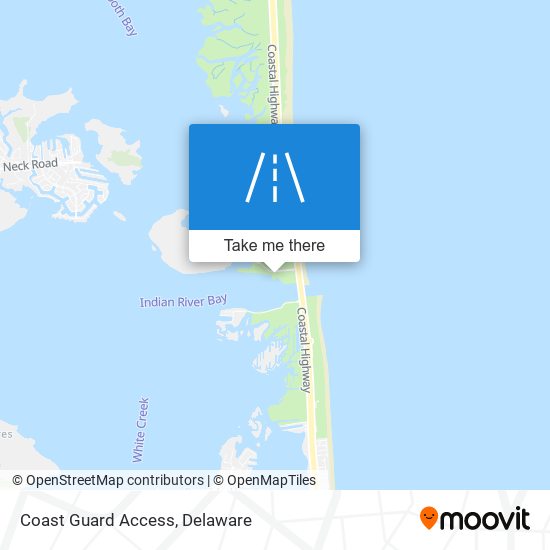 Coast Guard Access map