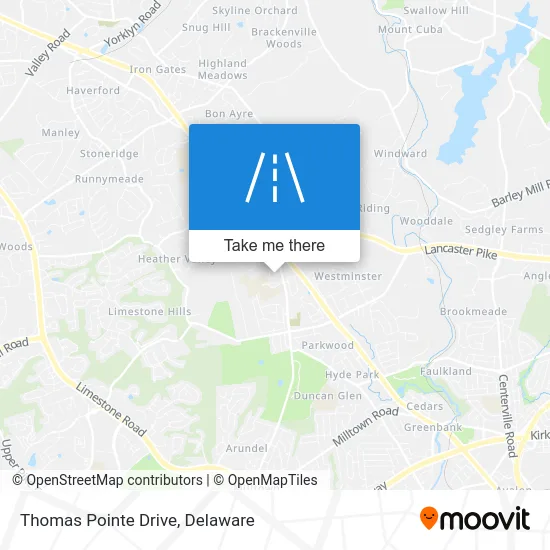 Thomas Pointe Drive map
