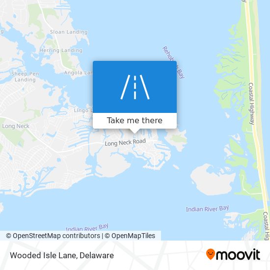 Wooded Isle Lane map