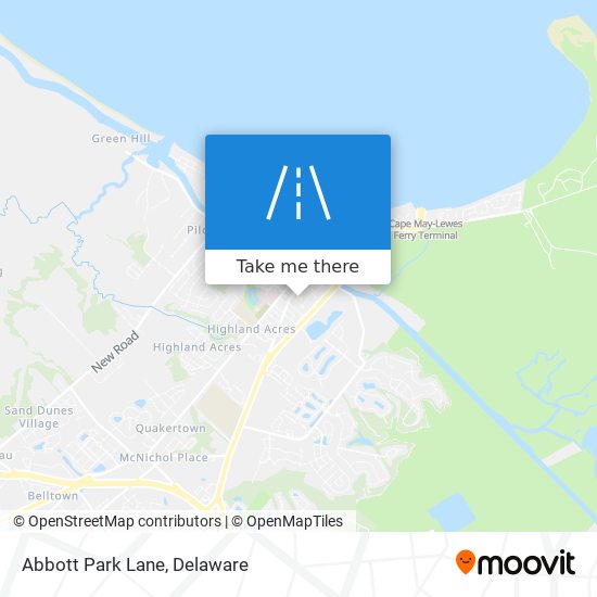 Abbott Park Lane map