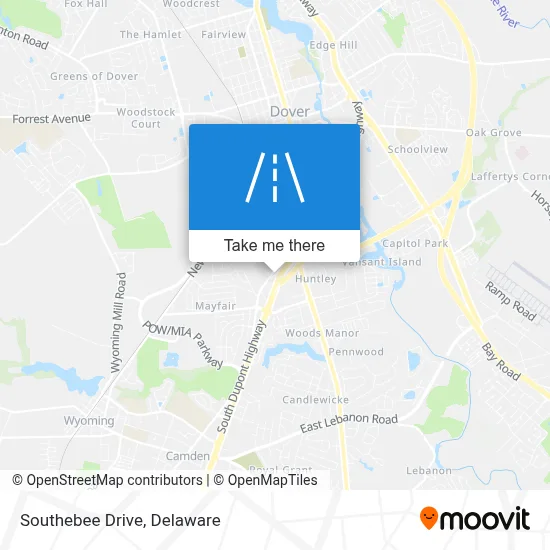 Southebee Drive map