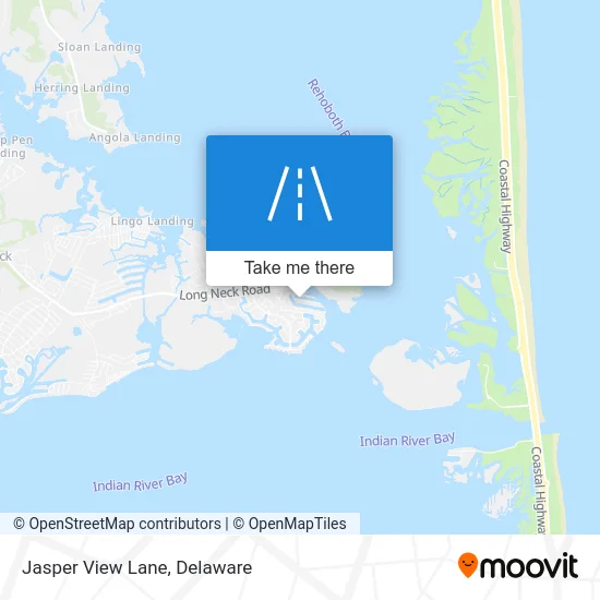 Jasper View Lane map