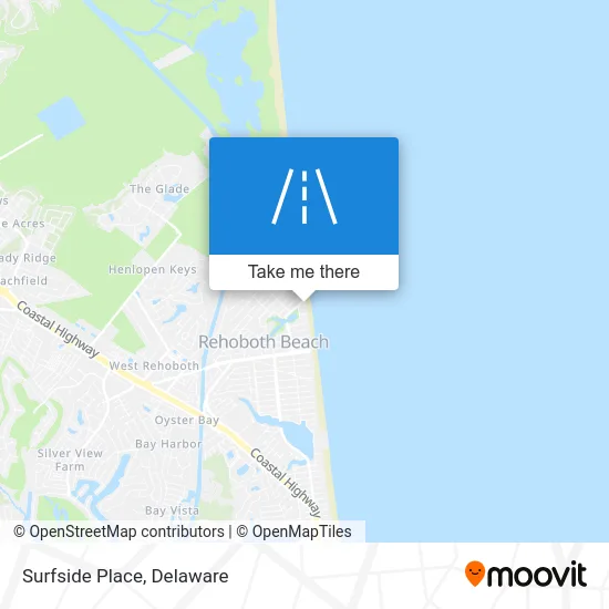 Surfside Place map