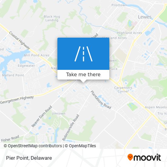 Mapa de Pier Point