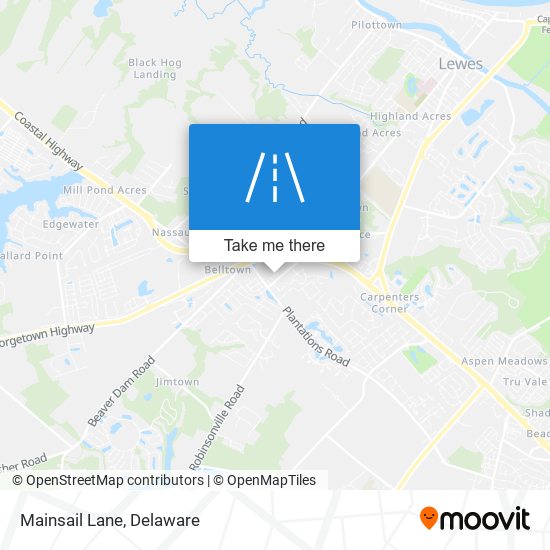 Mapa de Mainsail Lane