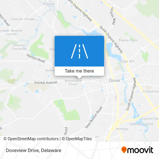 Doveview Drive map